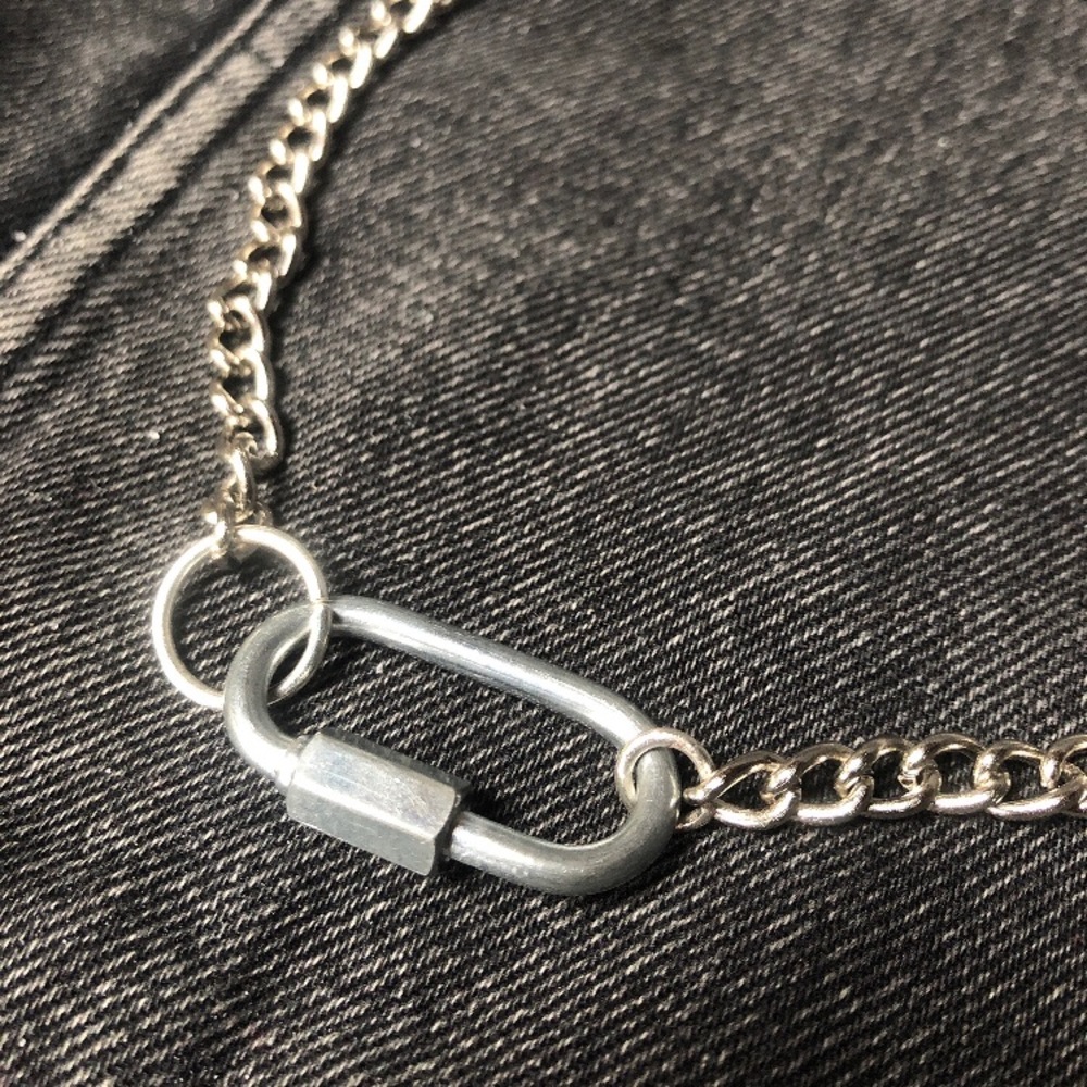 90’s Babe Chain Choker with Chunky Clasp